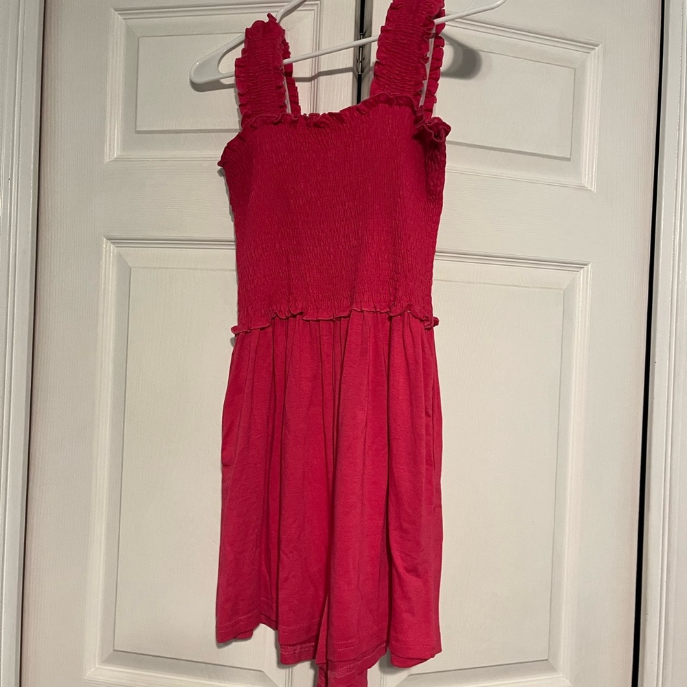 Amazon Red Ruffled Jumpsuit - Picture 2 of 2